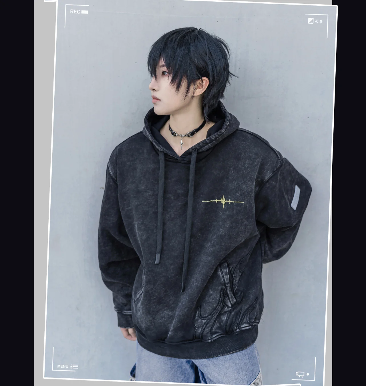 

Official Wuthering Waves Rover Anime Game Cosplay Unisex Hoodie Long Sleeves Tops Men Woman Round Neck Sweaters