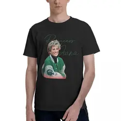 Zabawna męska koszulka Philadelphia Eagles kurtka S czarny O-Neck 100% bawełna księżniczka Diana męska koszulka z krótkim rękawem