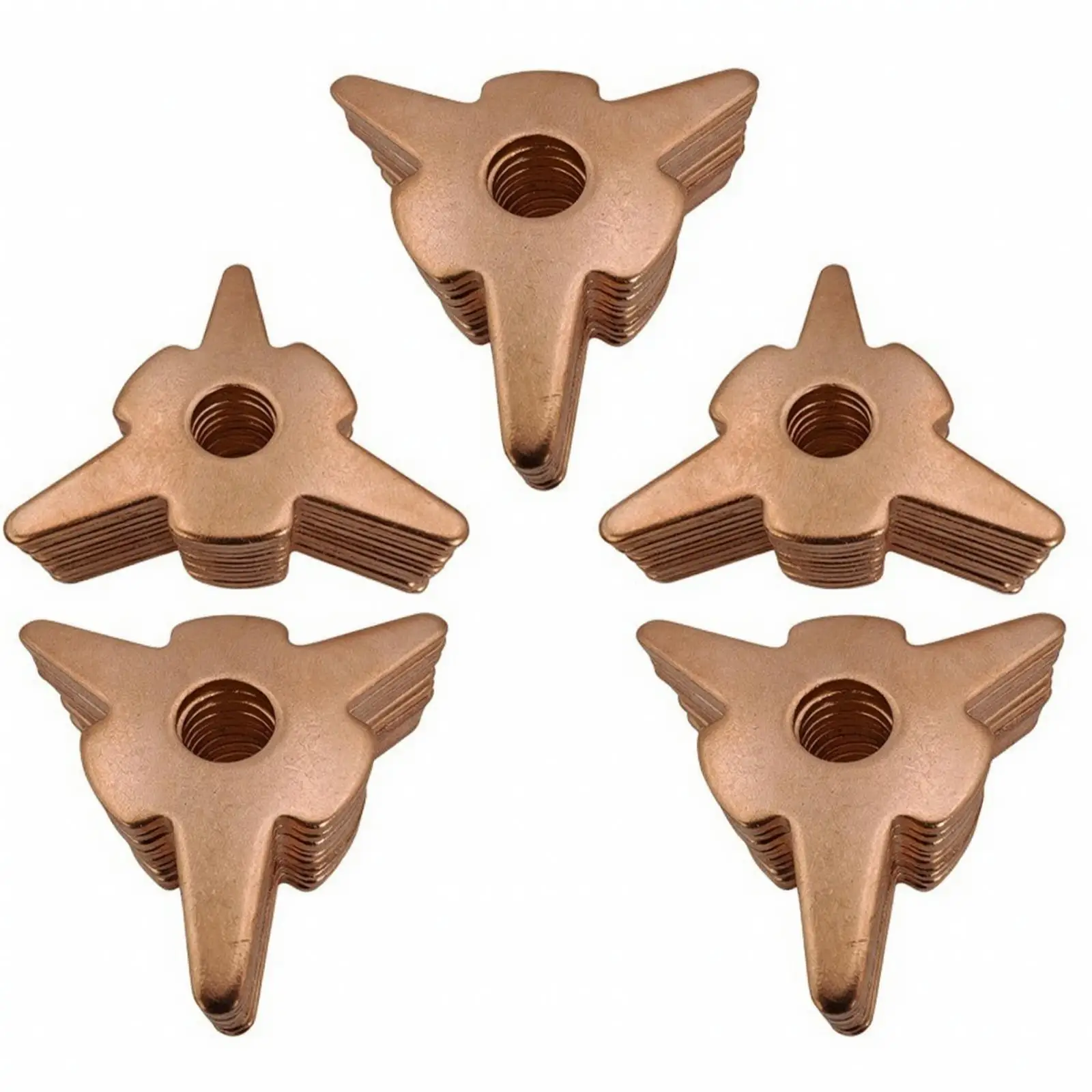 50 Pieces Repair Accessory Practical Repair Plate with Threaded Opening for Auto Body Technicians Garages, Workshop Settings