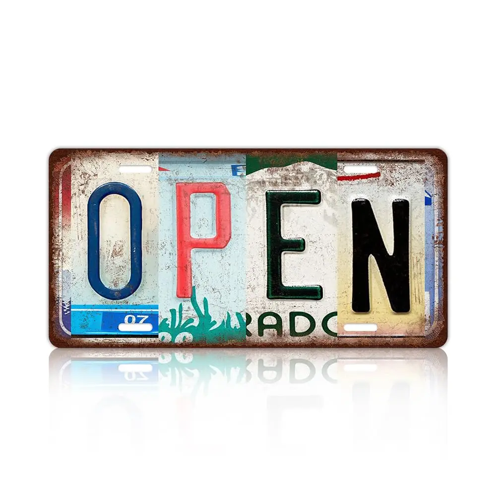 Открытые Знаки для деловой потенции, рекламный номерной знак для бизнеса, магазинов, ресторанов, баров 12x6