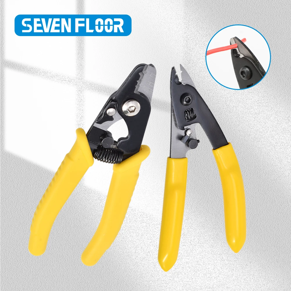 Practical Clamp Fiber Stripping Pliers Fiber Stripper Cable Stripping Tools Fiber Cutting Wire Strip for 250um-300um