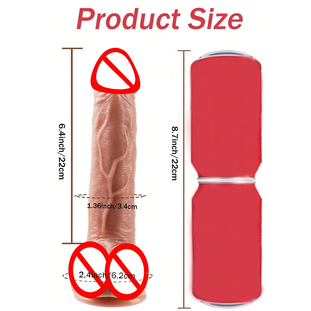 Super Real Skin Silicone Big Huge Dildo Realistic Suction Cup Cock Male Artificial Rubber Penis Dick Sex Toys for Women Vaginal