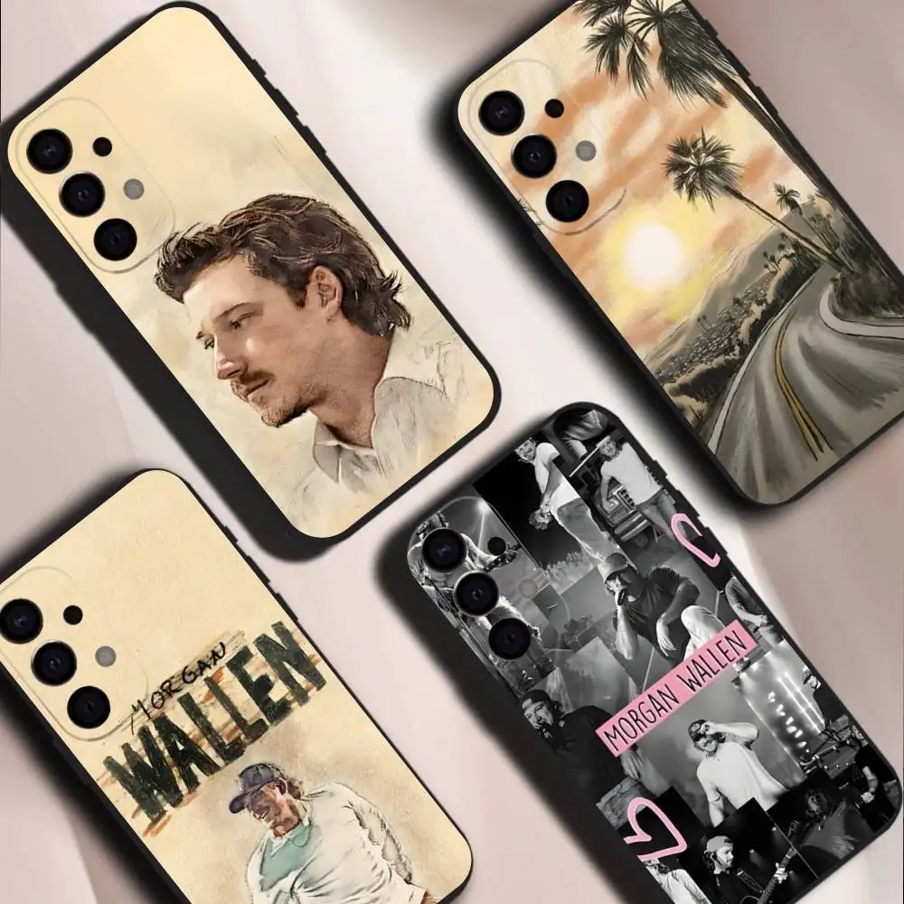 

Singer M-Morgan Wallen Phone Case For Samsung S26,S25,S24,S21,S22,S23,S30,Ultra,S20,Plus,Fe,Lite,5G Black Cover