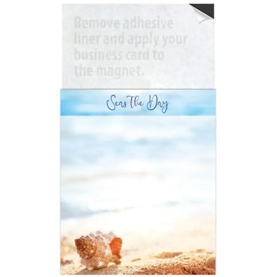 

Business Card Magnet Notepads and Designer Envelopes Peel and Stick Your Business Card Year Round Magnetic Marketing Supply Bea
