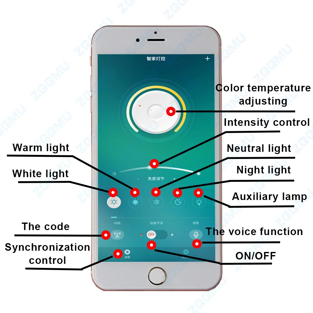 LED سائق 2.4G 20-40W × 2 40W 60W 80W 100W 280mA محول لإمدادات الطاقة AC220V 3 لهجة محول الإضاءة مع وحدة تحكم