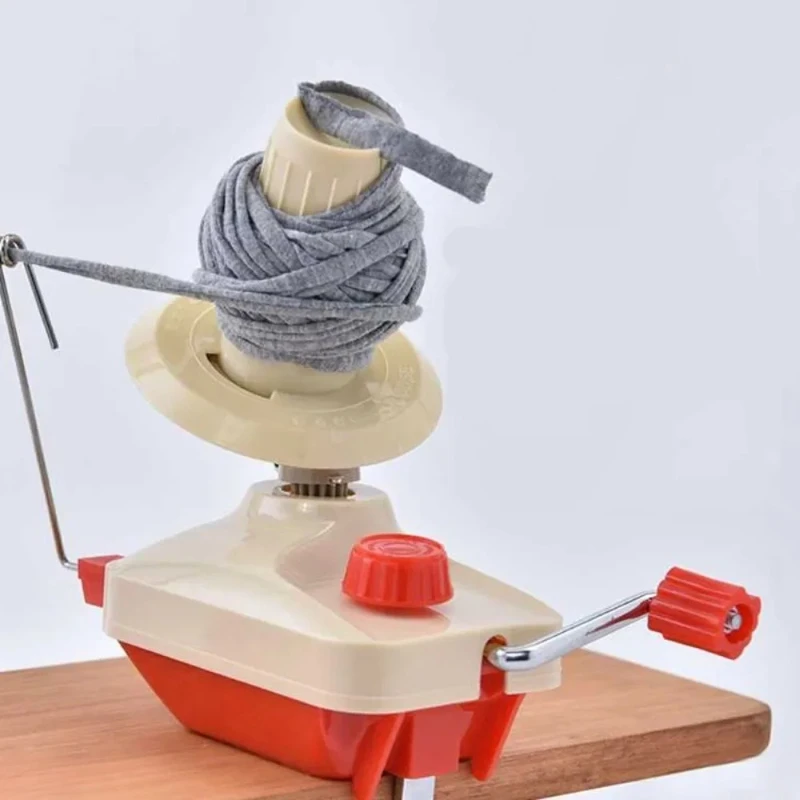 

Hand Operated Yarn Winder Home Small Portable Fiber Wool Manual Handheld Winding Machine for Cotton Yarn Thread Knitting Gifts