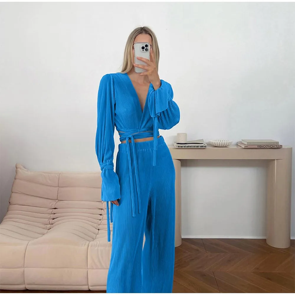 Casual Cotton Vest Shorts Pants Set Long Sleeve Shirts, Wide Leg Pants, Female Suits, Loose Ladies Outfits, Summer