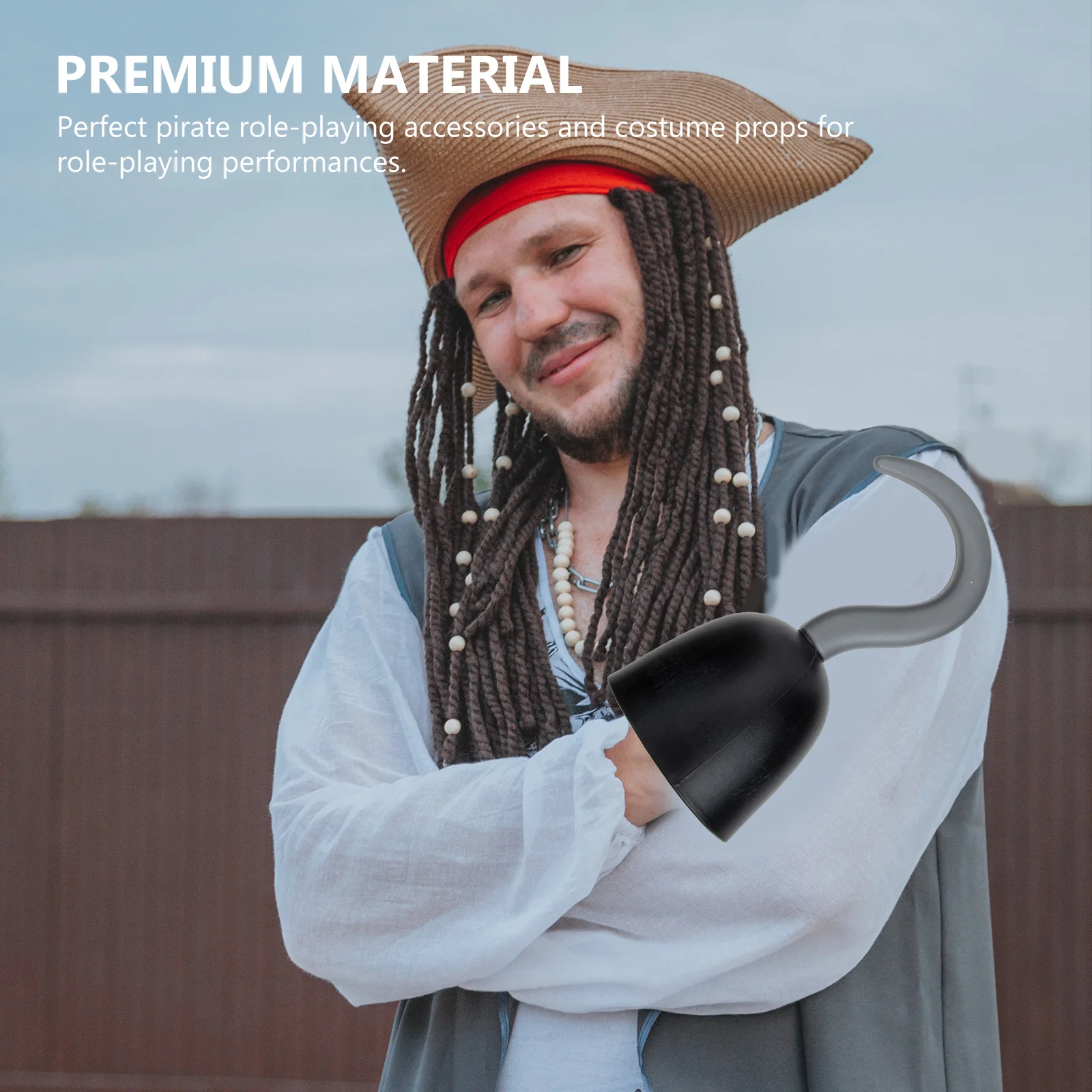 

2 шт. пиратские крючки, пластиковые легкие детские костюмы на Хэллоуин, аксессуары для косплея, домашний декор, реквизит для ролевых игр, хранение