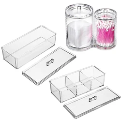 Large Eyelashes Tools Storage Box Acrylic Lashes Extension Supplies Accessories Display Case Dustproof Cosmetic Makeup Organizer