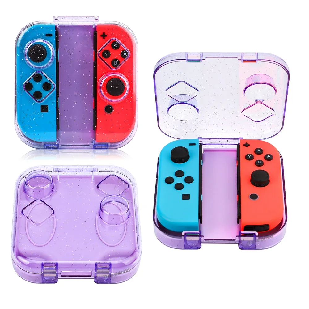Transparante opbergdoos voor Switch/OLED Joypad-handgreep Opbergdoos voor Joypsd Stofdicht PC-beschermhoes met hoge doorlaatbaarheid