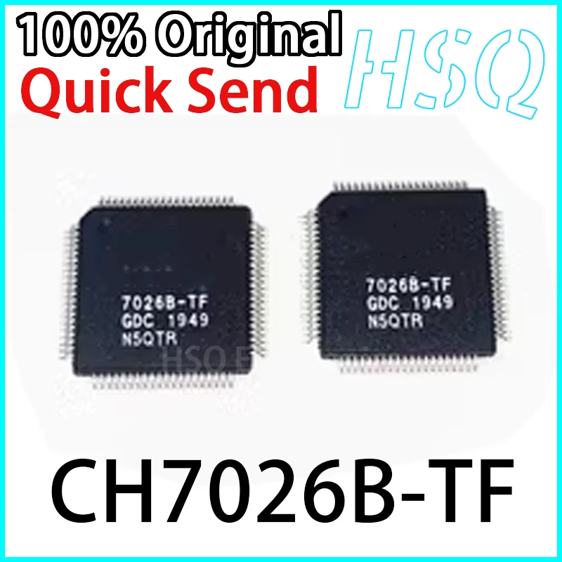 1PCS CH7026B-TF 7026B-TF LQFP80 Codec Video Interface Chip Brand New