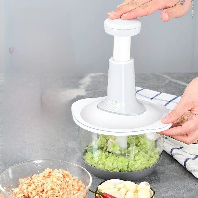 

New Manual Pr Sle Meat inder Home Use Garlic Maer Kitchen Tool Plastic Material Easy to Clean by Water Waing