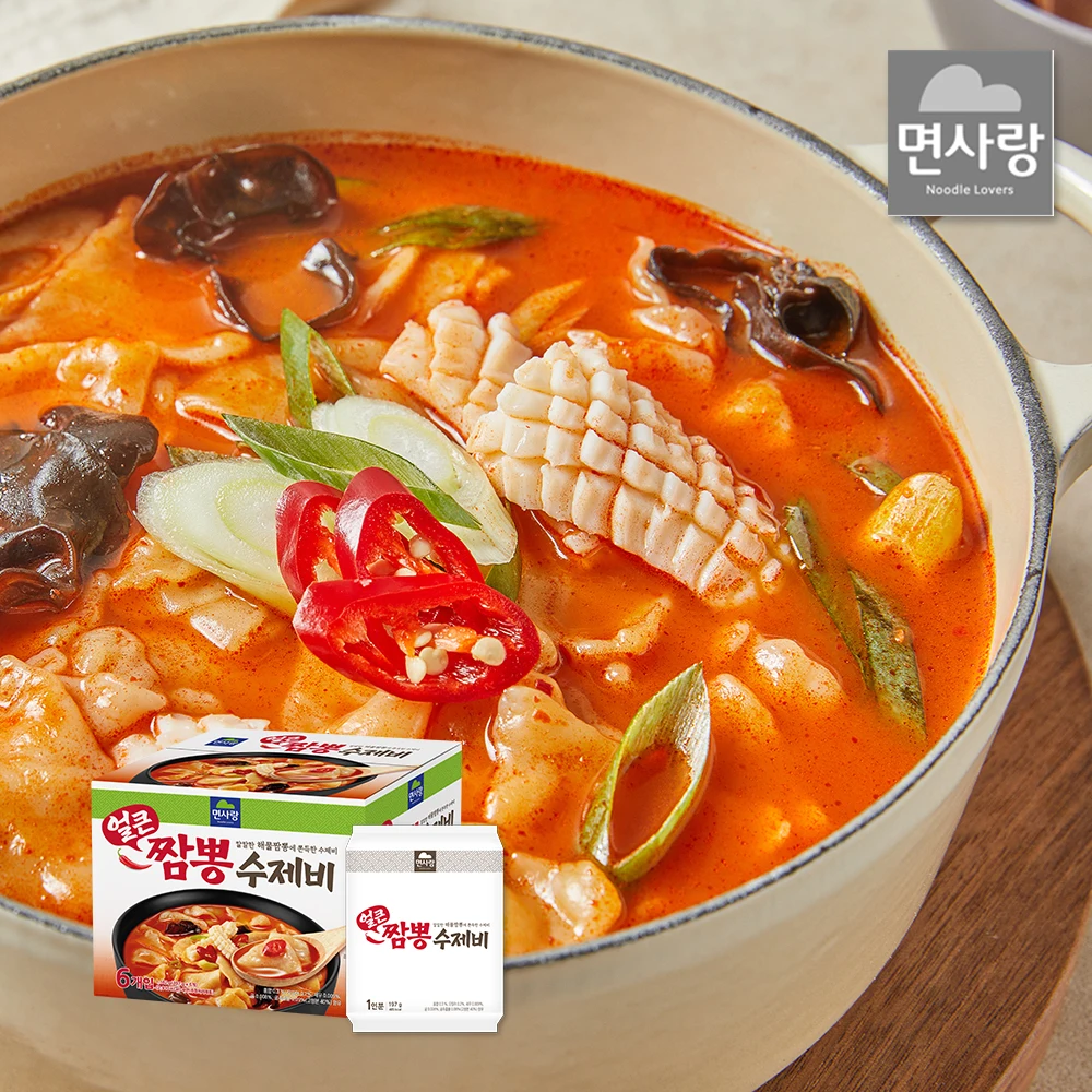 Noodlelovers Spicy Jjamppong Sujebi 6-Pack #2