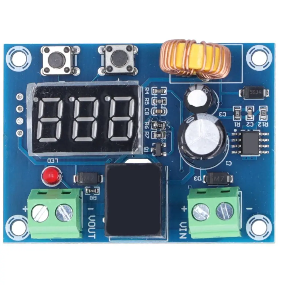2Pcs XH-M609 Voltage Protection Module 0.1V Control Accuracy DC 12‑36V Battery Protection Module Cut Off Switch