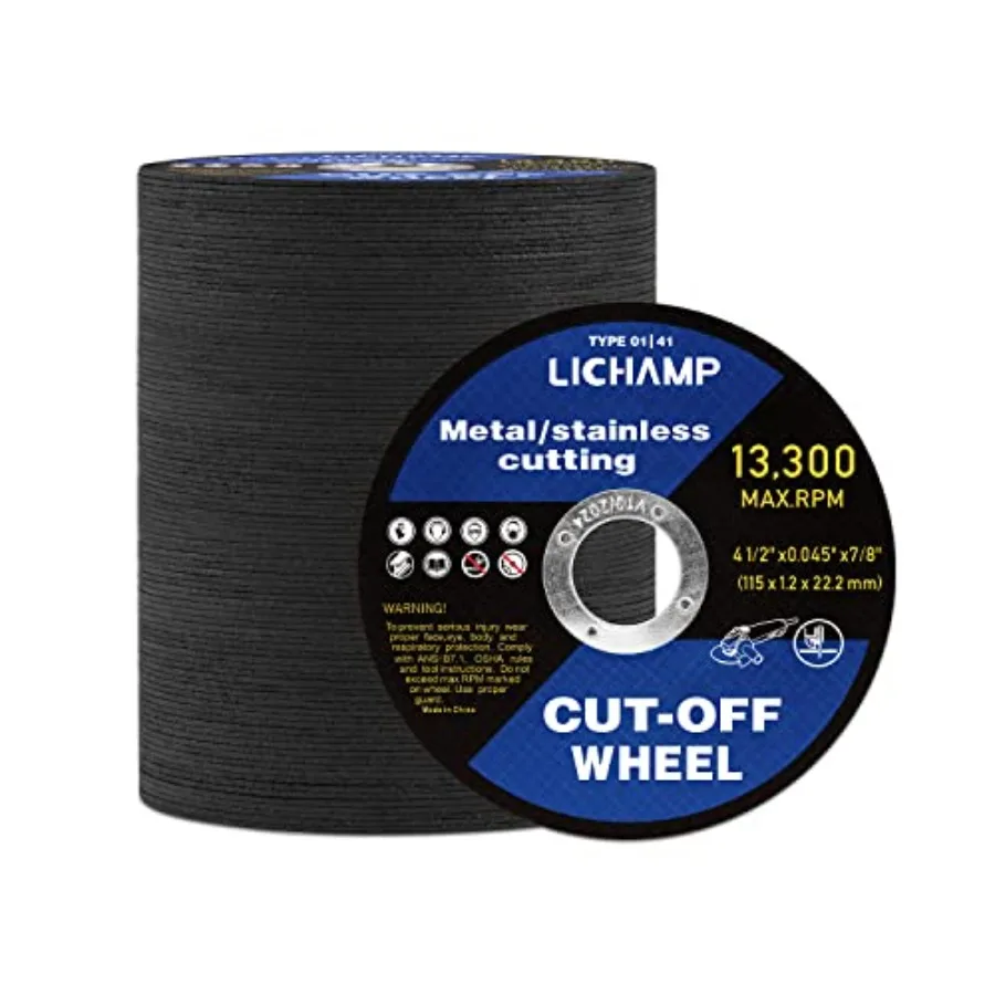 

4-1/2 Cut Off Wheels for Metal 0 Pack 4.5 inch Disc Cutting Wheel Cutoff Blade 4.5"x0.045"x7/8" A0BK
