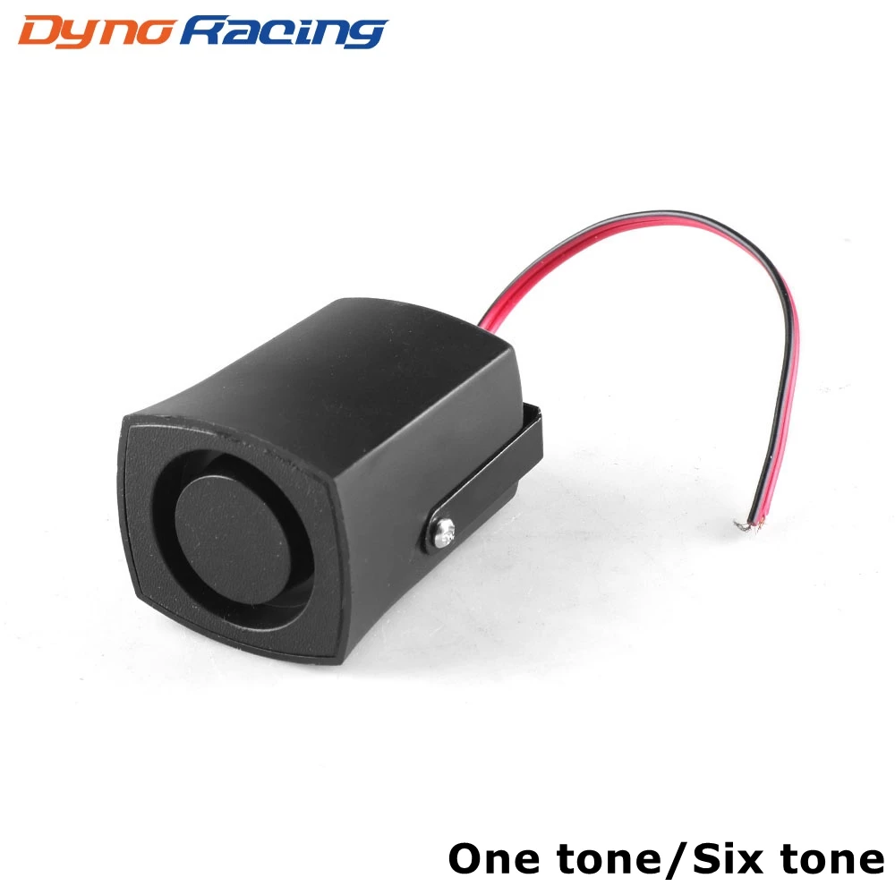 DC 12V 100dB Auto Warning Siren 1＆6 Sound Signal Backup Alarms Horns Beep Reverse Slim Invisible Air Horn for the Car