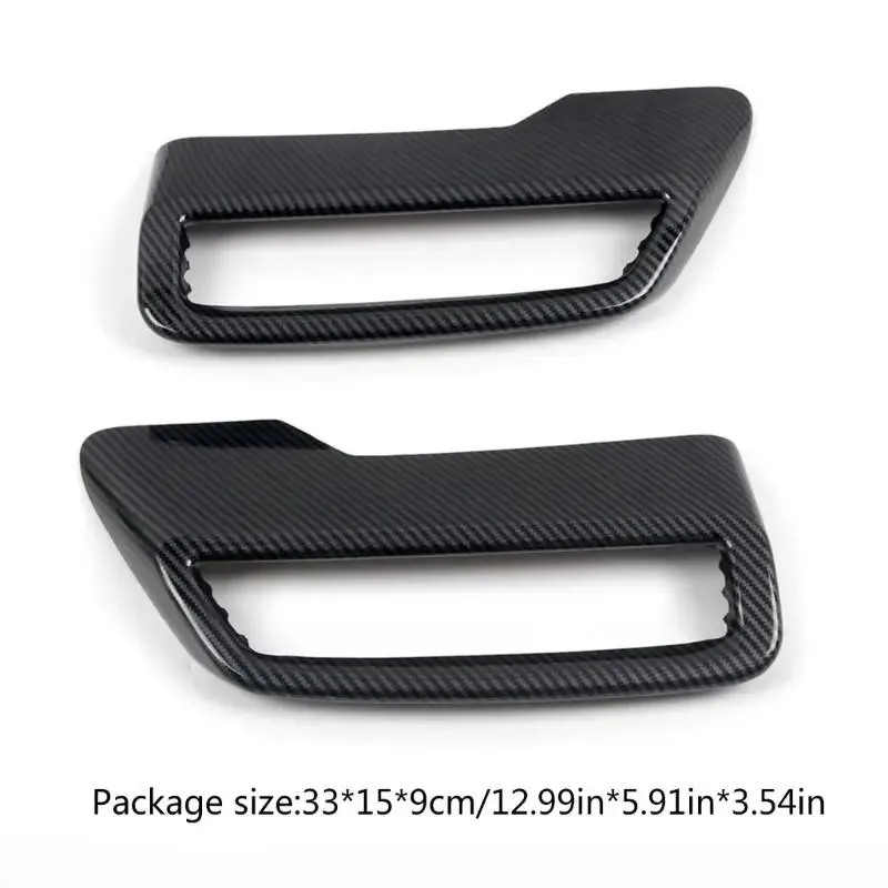 Car Rear Exhaust Muffler End Tip Pipe Sticker Cover Decorative Trim Accessories 2pcs/set For Peugeot 3008 II 5008 T87 2017-2023 view 5