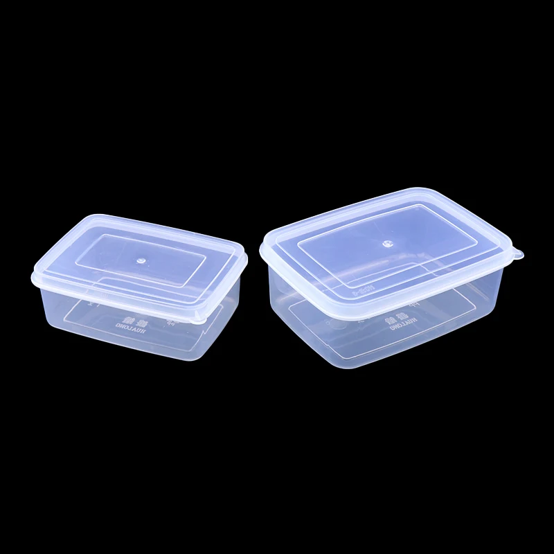 300/500ml Transparent Plastic Rectangular Crisper Special For Refrigerator Sealed Food Grade Kitchen Storage Box