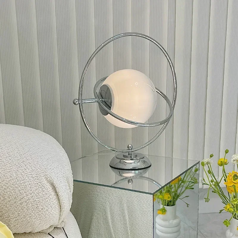 Designer Italian Table Lamps Glass Planet Rotary Desk Light for Bedroom Living Room lamp