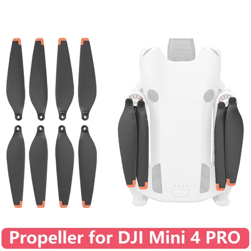 Hélice para DJI Mini 4 Pro, repuesto de cuchillas de bajo ruido y liberación rápida, alas de accesorios para Dron DJI Mini 4 Pro