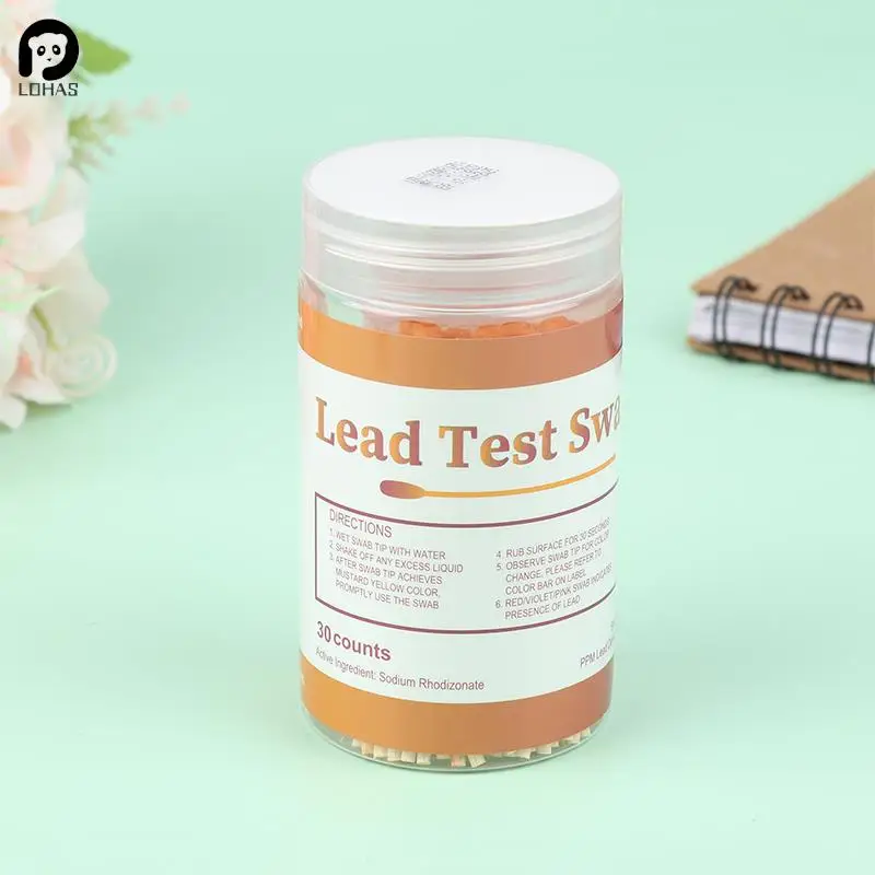 Lead Test Kit With 30PCS Test Swabs | High-Sensitive Instant Lead Paint Test Kit | Lead Testing Strips For Plaster Dishes Metal