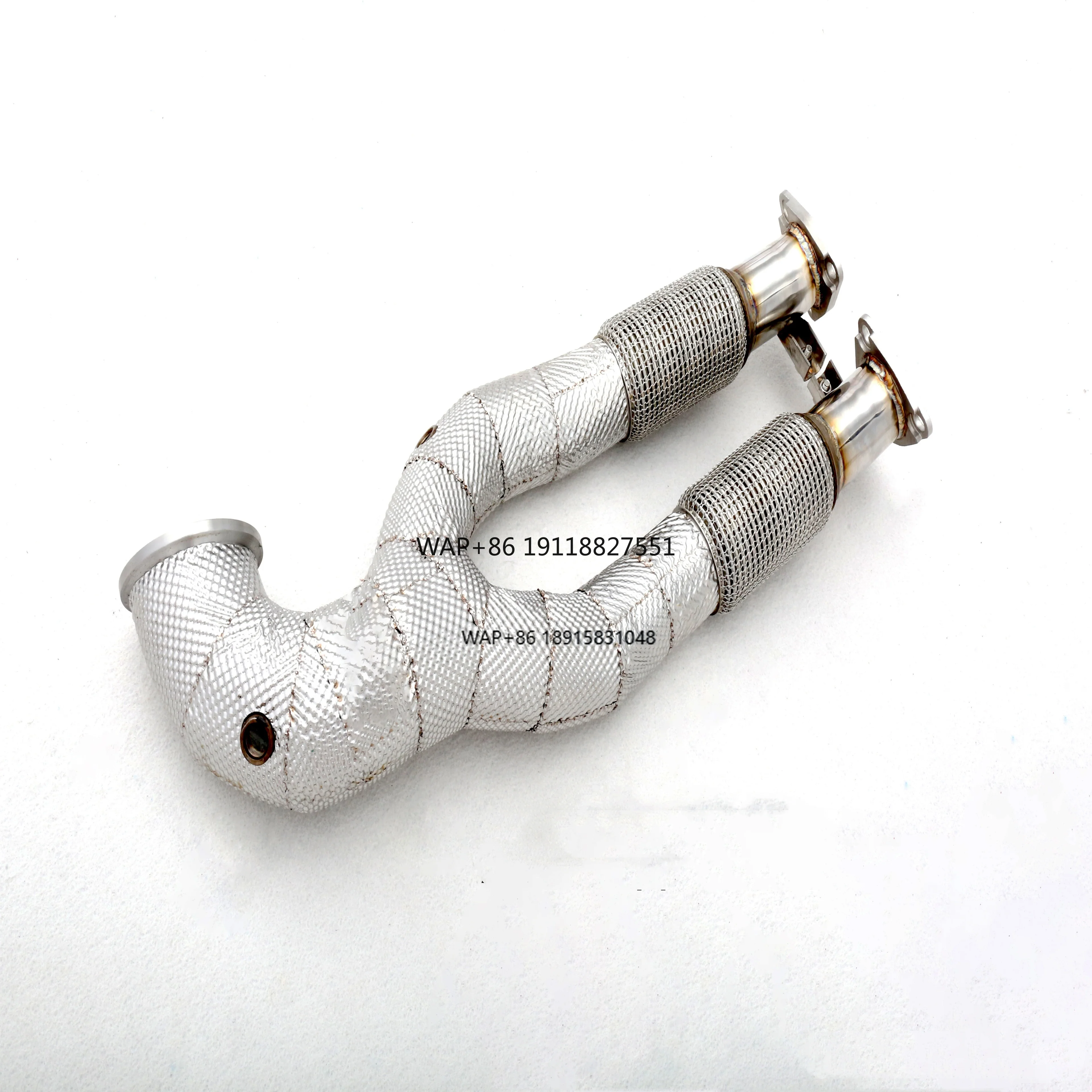 Factory Customizable Catless Decat Downpipe for 8V/8Y 2.5T EA855 Exhaust System with Heatshield