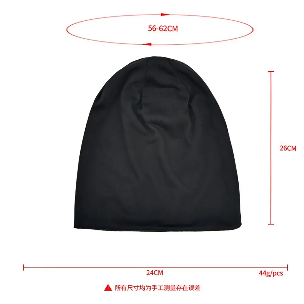 Trendy Polyester Winter Beanie Hat Elastic Brimless Thermal Warmer Cap Winter Warm Outdoor Caps Skiing Inner Cap Equipment