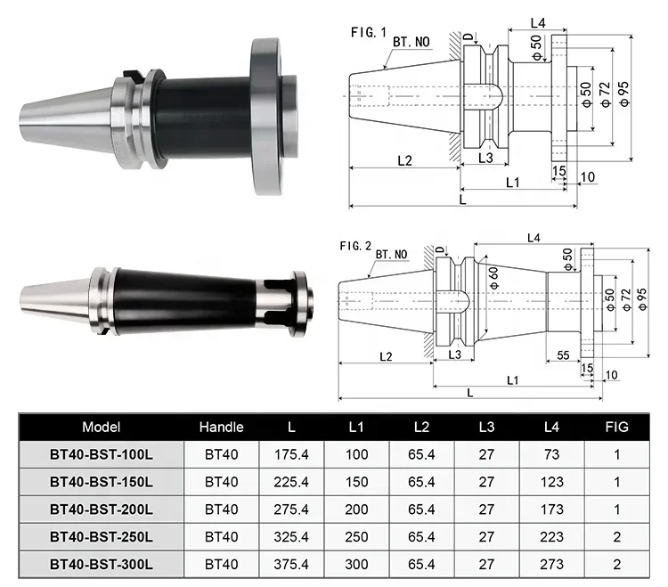 Portaherramientas CNC, accesorio de máquina BT40 BT50-BST, portaherramientas de mandrinado