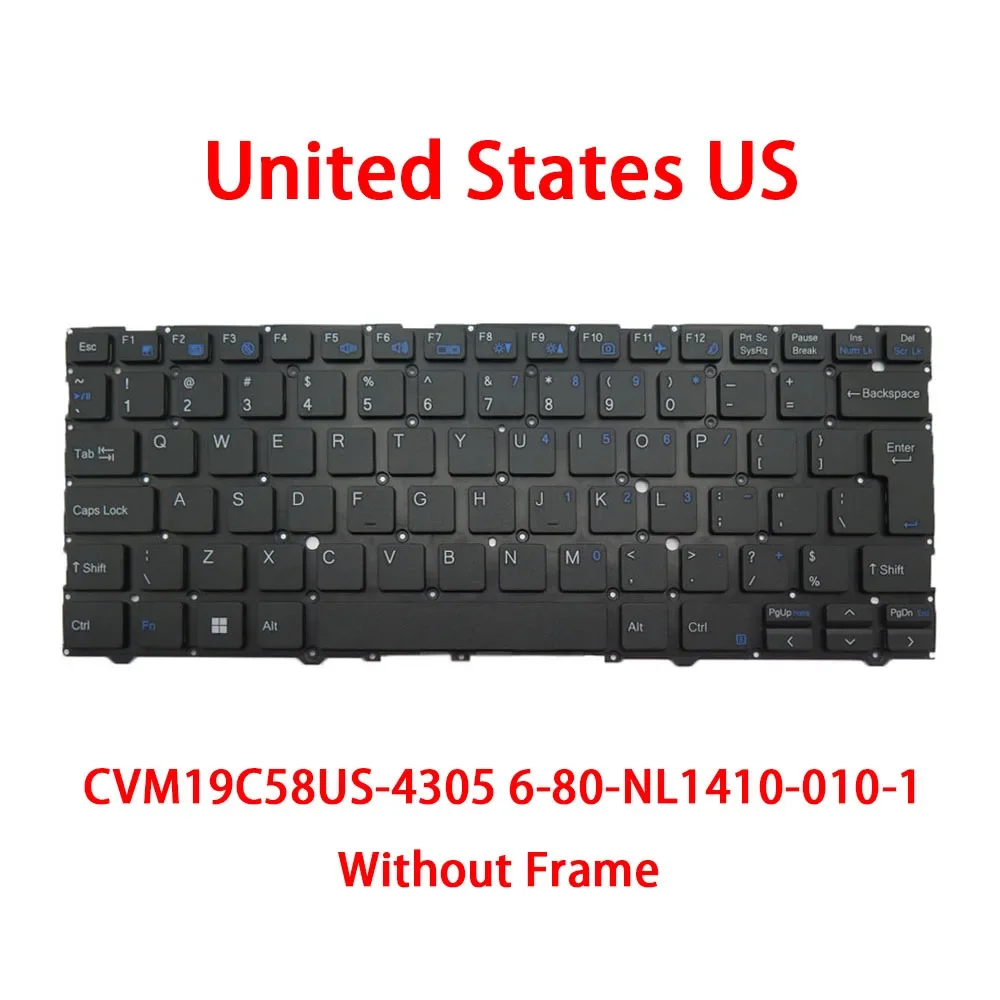 United States US Keyboard CVM19C33USJ430 CVM19C58US-4305 CVM19C53US-4308 CVM24A98U494304 CVM19C53US-430 CVM19C58US-430