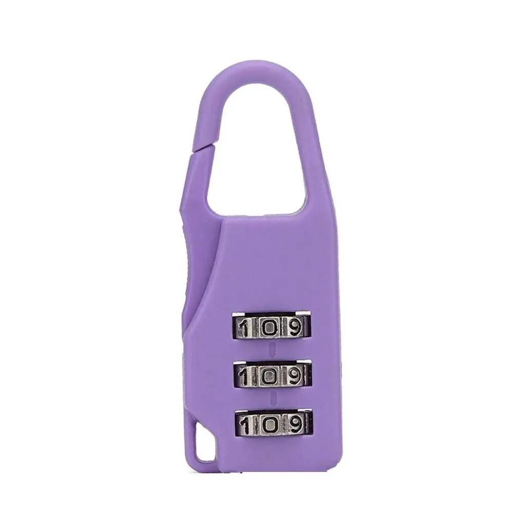 Digit Suitcase Combination Lock Plastic 3 Dial Digit Mini Combination Padlock Drawer Lock Safty Bag Combination Padlock Suitcase