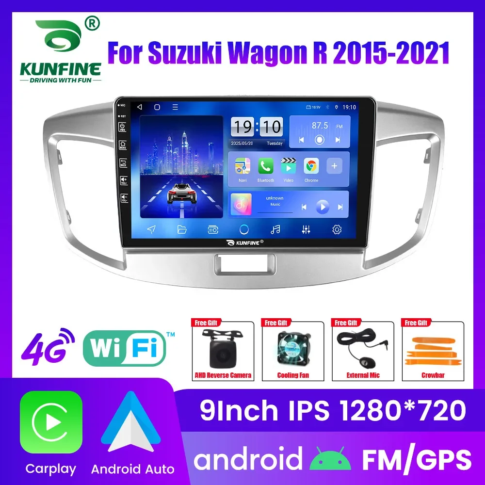 2Din Android Car Radio For Suzuki Wagon R 2015-2021 GPS Navigation Multimedia Video Player Carplay Android Auto Car Stereo BT FM