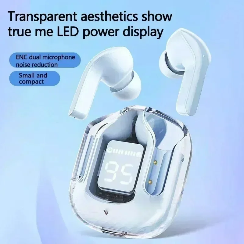 TWS T2 Wireless Earbuds LED Power Digital Display Headset Stereo Sound Bluetooth Earphones 5.3 for IPone Xiaomi Lenovo Headphone