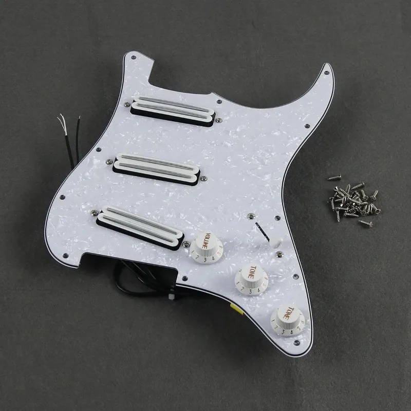High Output A5 Magnetic Dual Track Pickup with Circuit Guard, Standard Electric Guitar Modified Panel Assembly