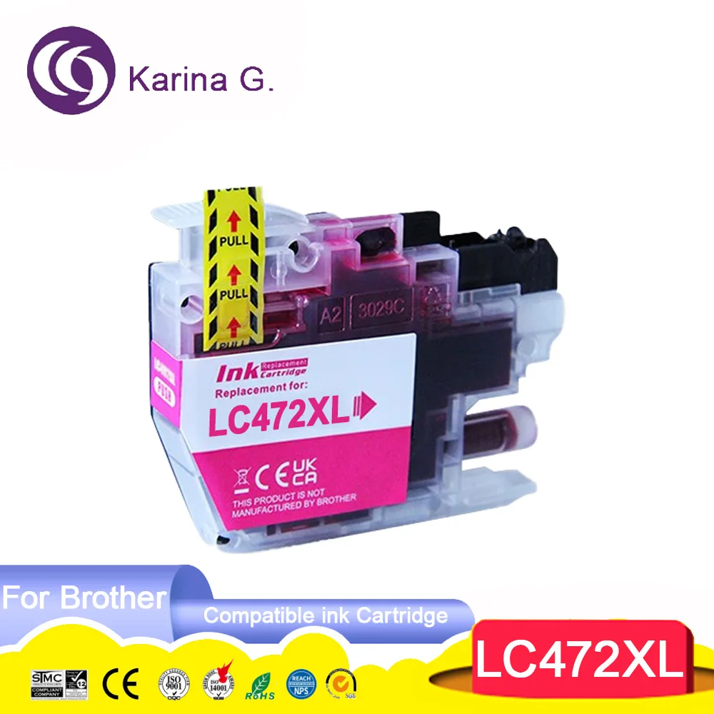 High Capacity LC472XL LC472 Premium Color Compatible Printer Ink Cartridge for Brother MFC-J2340DW MFC-J3540DW MFC-J3940DW