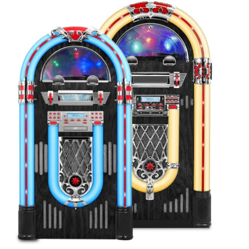 musicbox jukebox vinyl record FM Radio CD Player  phonograph jukebox machine lp player retro digital jukebox