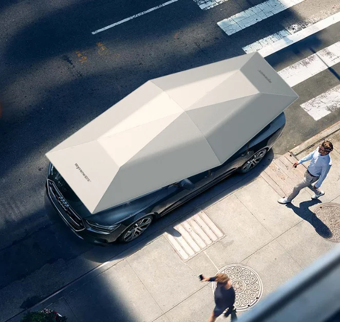 

Mobile Car Canopy Top Sun Protection Heat Insulation Full-Cover Electric Car Cover with Remote Control and Hail Resistance
