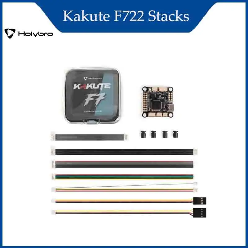 

Holybro Kakute F722 Stacks F722 Flight Controller with Tekko32 F4 4in1 50A / 65A Metal ESC 30x30mm 4-6S LiPo for FPV Drone RC