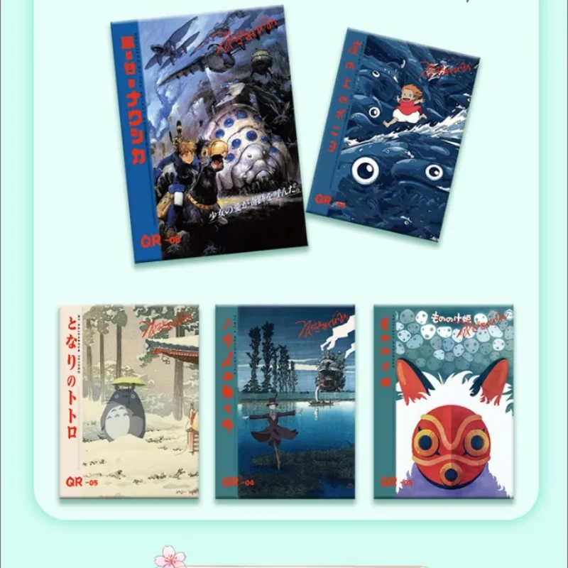 NEW Hayao Miyazaki Collectible Card Classic Anime Character Collectible Trading Cards Chihiro Howl Cards Fans Gift