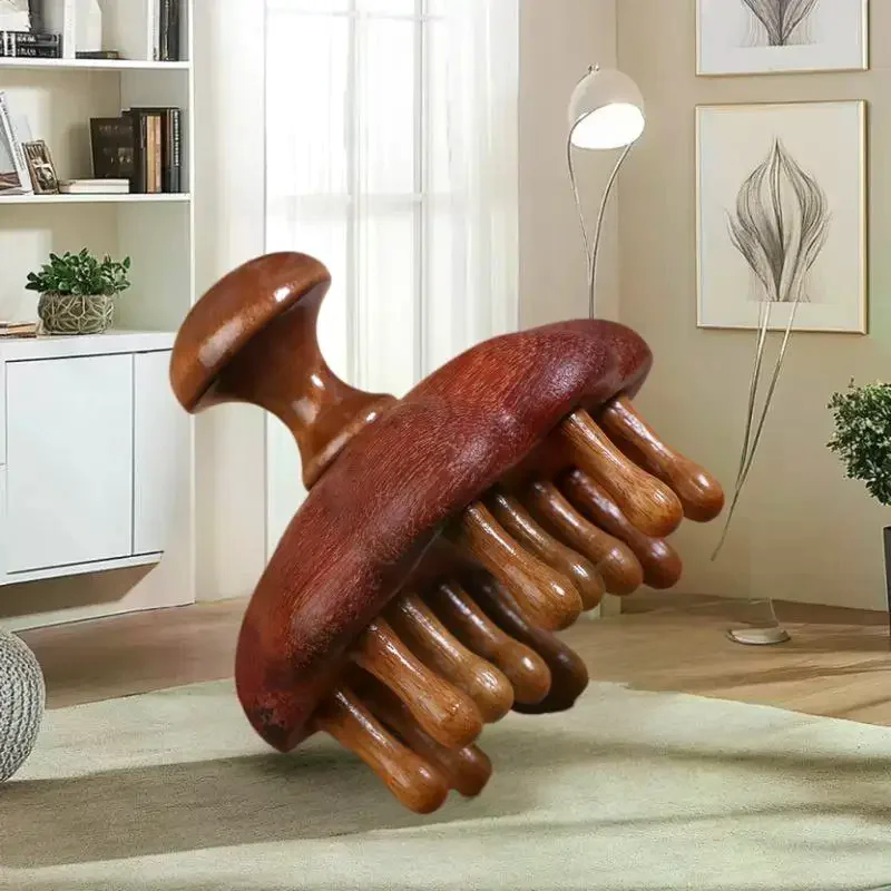 

Sandalwood Wide Tooth Hair Comb Wooden Scalp Massager Relax Head Massage Detangler Comb Scalp Massager Combs For Women