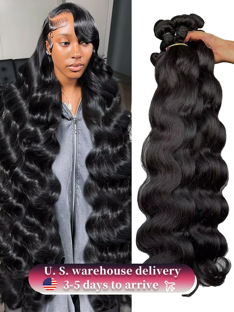 

30 40 дюймов Объемная волна Пучки человеческих волос Бразильские 16А 3 4 5 Пучок Свободные волны Remy Raw Пучки Наращивание натуральных черных волос для женщин