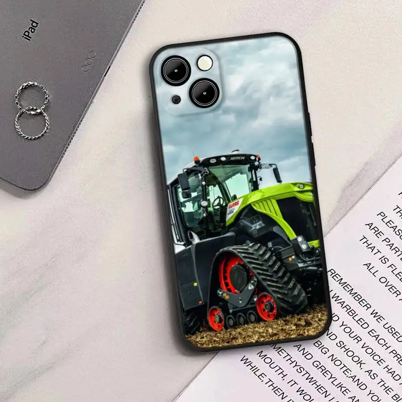 For iphone 15 Claas Tractor Phone Case For iphone 14 13 12 11 Pro Max X XR XS 7 8 14 15 plus 2020 se phone Full Coverage covers