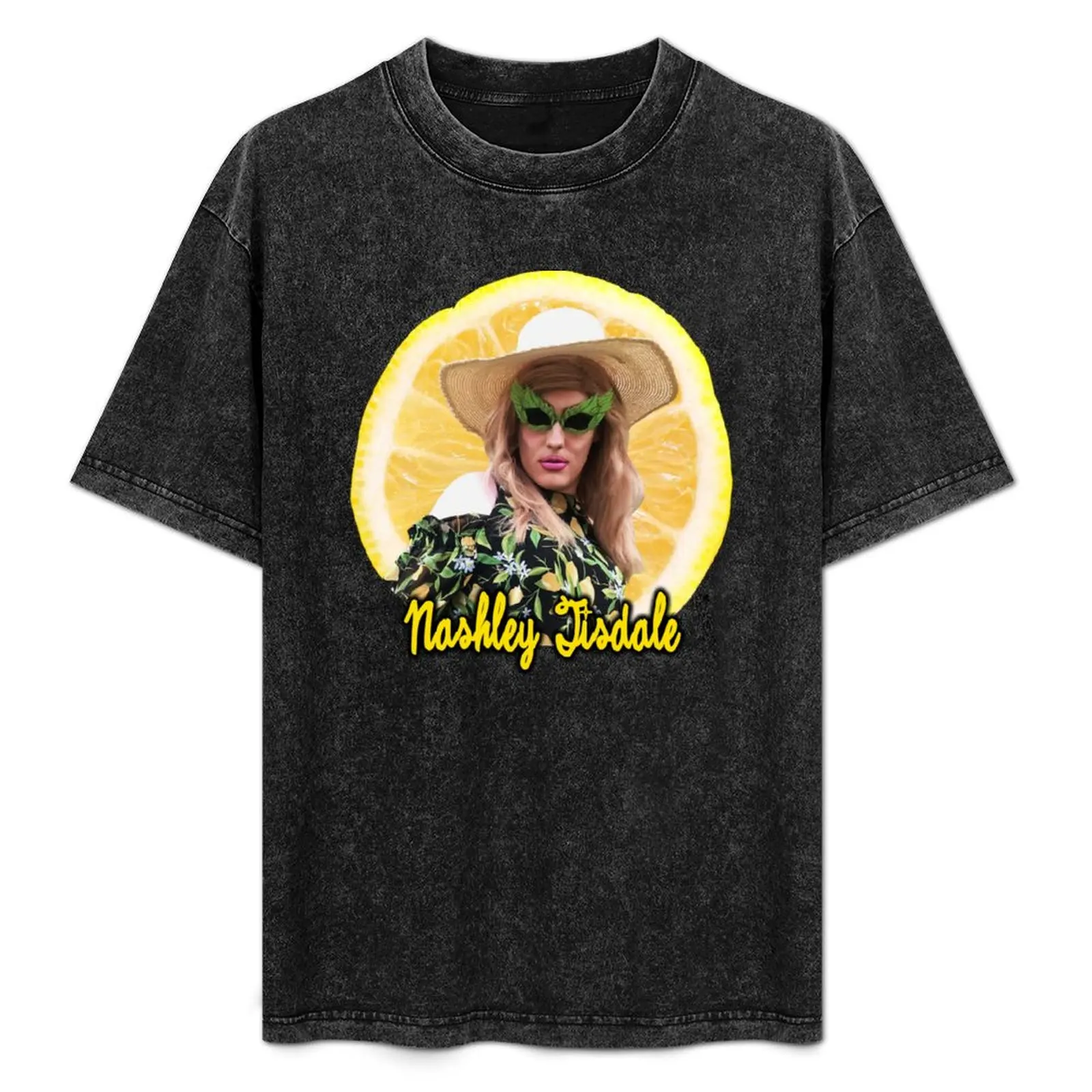 

Nashley Tisdale on Lemon T-Shirt Fitness Quick Dry Short Sleeve Top