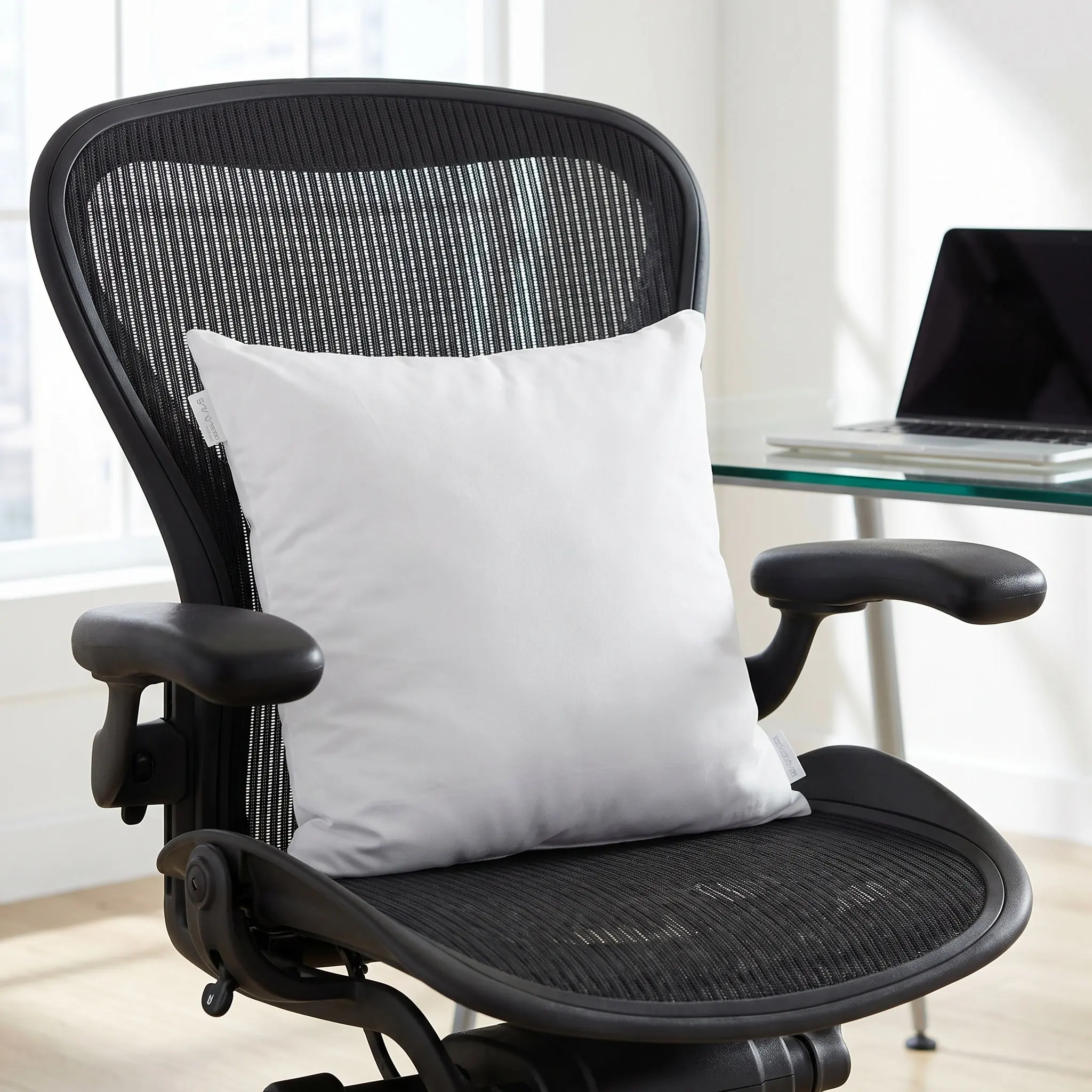 Pillow Insert 15.75'' Lumbar Cushion Cotton Hypoallergenic Office Chair Couch Support Soft Decorative Pillow Filler Cushion