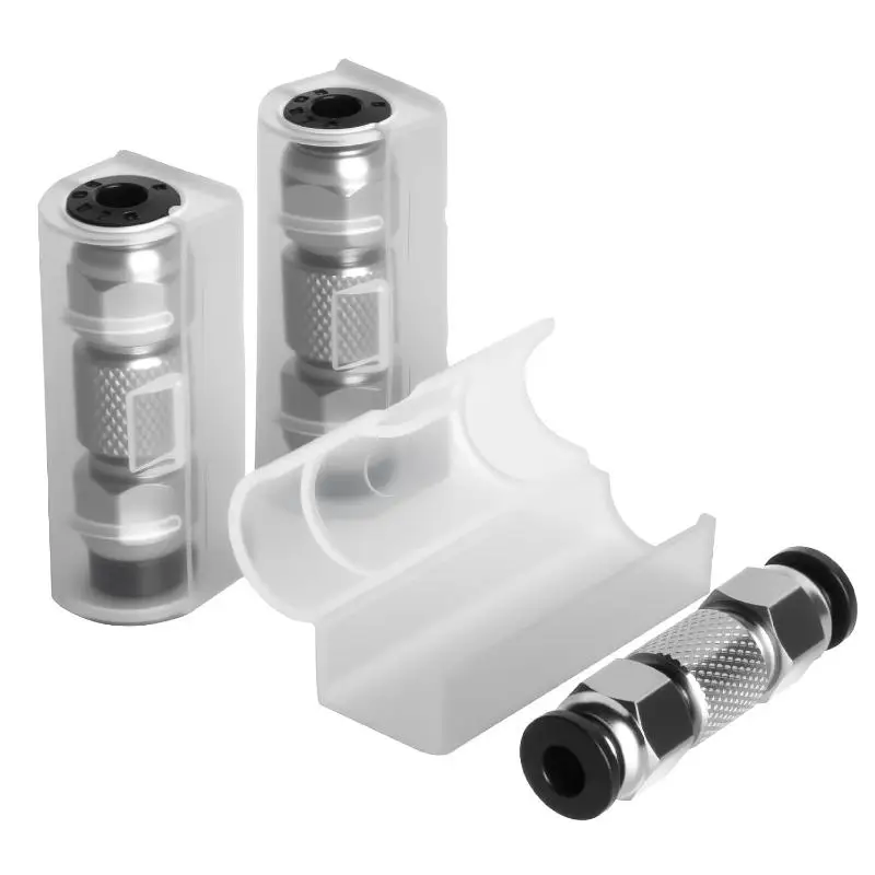 1/3Pcs Tube Connector Stainless Steel Bowden Coupler Compatible With Bambu Lab X1C/P1P 3D Printers High Temperature
