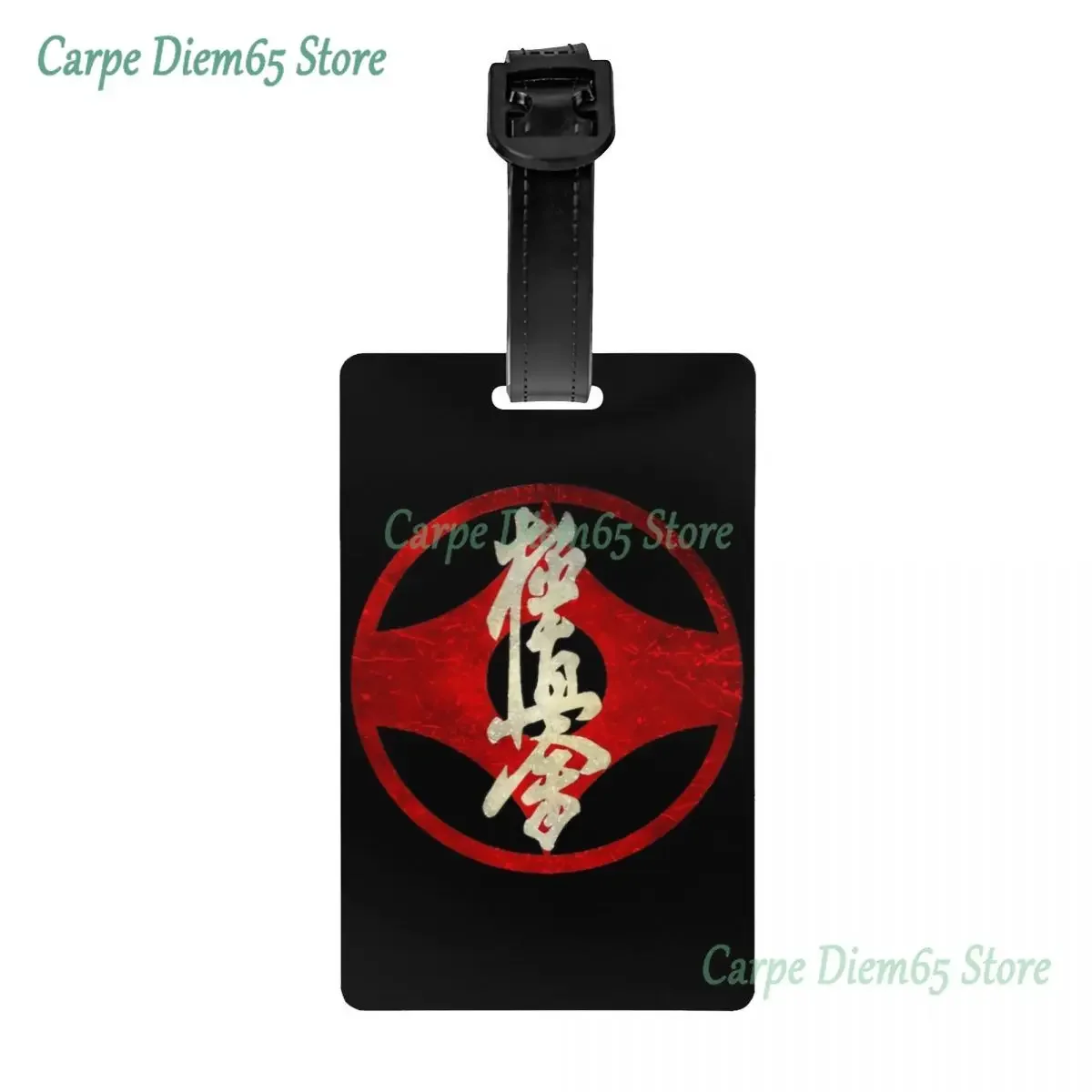 

Karate Kyokushin Luggage Tag for Suitcases Fashion Japanese Martial Arts Baggage Tags Privacy Cover ID Label