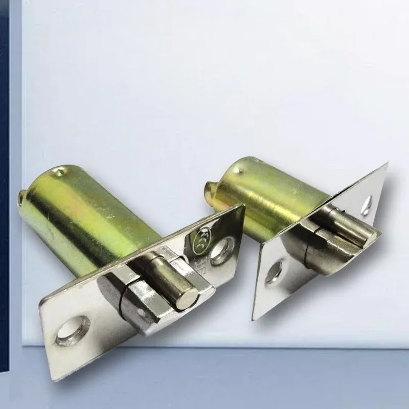 Universal Ball Lock Latch - Replacement Lock Bolt Parts for Indoor Old-Style Bedroom Door Lock Core