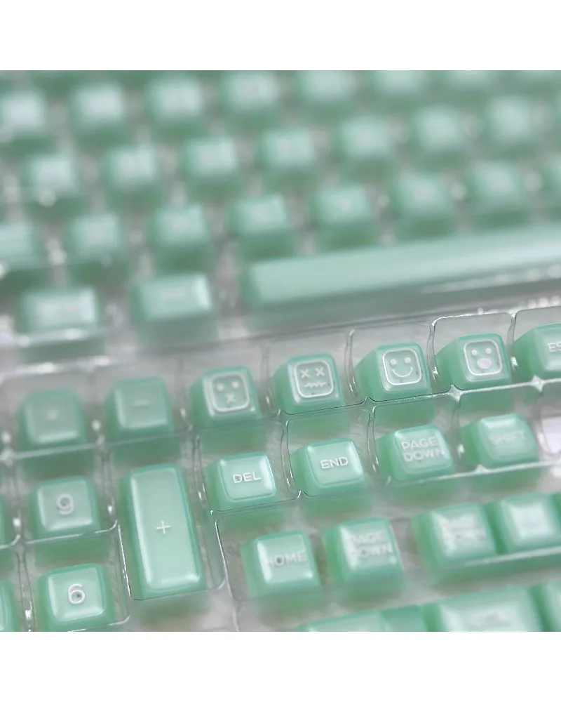 Han sapphire keycaps SA high semi-transparent small full set of two-color injection molding with 61/75/87 and other ABS two