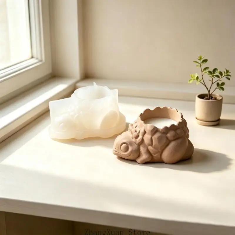 Kerzenform Tierdesign mit Muschelstrukturdetails, flexible Entfernungsstruktur für handgefertigte Heimprojekte, Praxis und – Detail 3