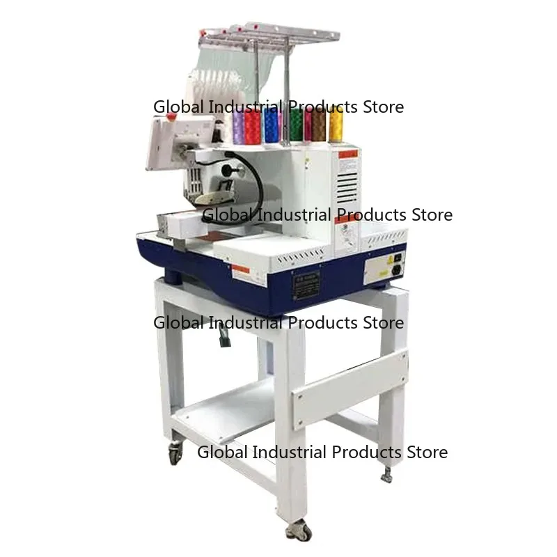 DSCN1201 Automatic Single Head Embroidery Machine Small Ready To Wear Hat Embroidery Machine Commercial Embroidery Machine 220V