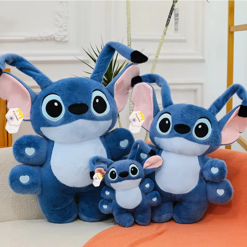 

25/40/65cm Stitch Plush Toy Six Hand Stitch Plush Toys Pillow Creative Dolls Cute Stuffed Animal Dog Pillow Gift